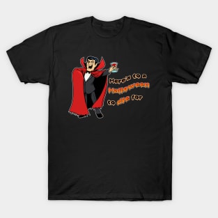 Dracula Toasts Halloween T-Shirt